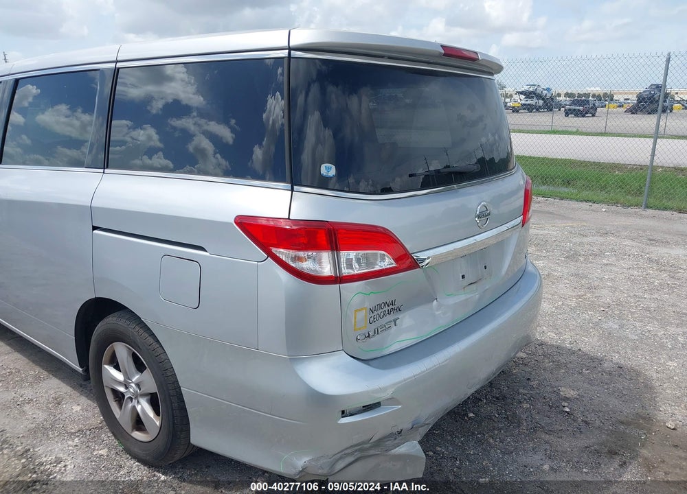 2015 NISSAN QUEST PLATINUM/S/SL/SV VIN: JN8AE2KPXF9120165