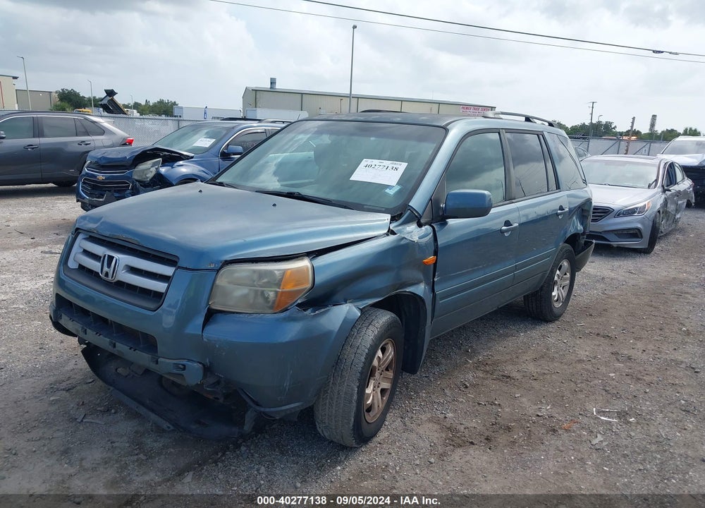 2008 HONDA PILOT VP VIN: 5FNYF28278B012288