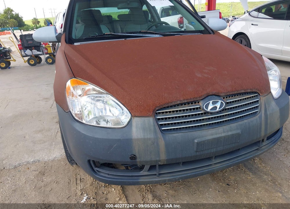 2007 HYUNDAI ACCENT GS VIN: KMHCM36C67U024953