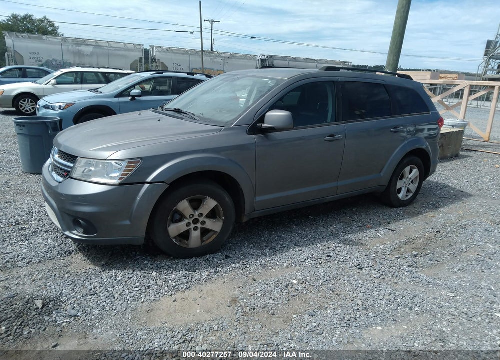 2012 DODGE JOURNEY SXT VIN: 3C4PDCBG6CT297961