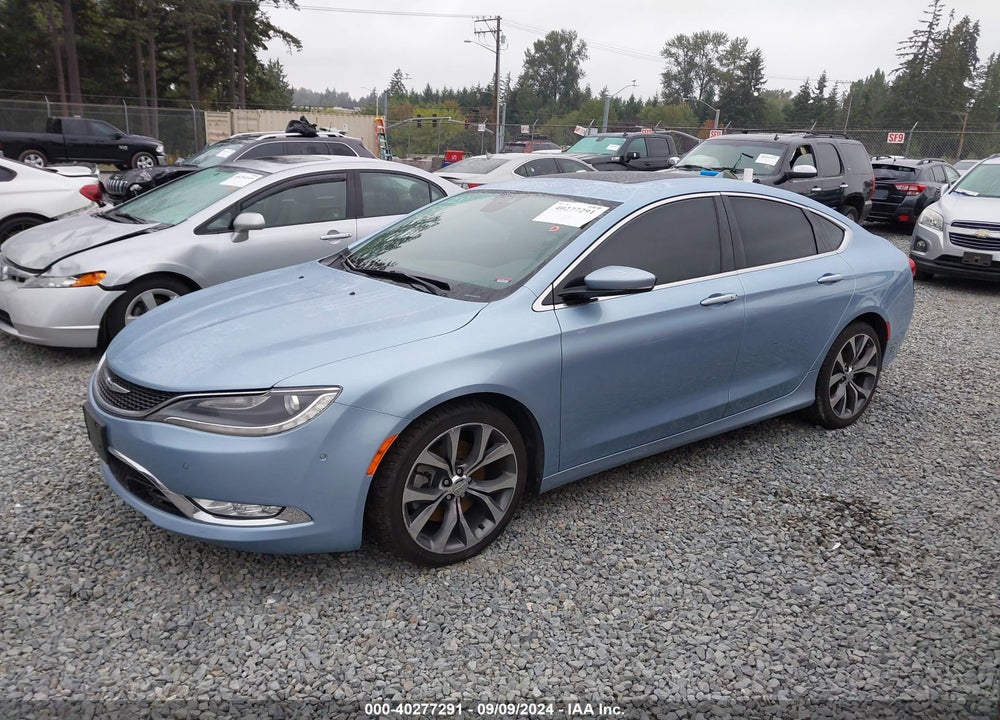 2015 CHRYSLER 200 C VIN: 1C3CCCEG9FN639392