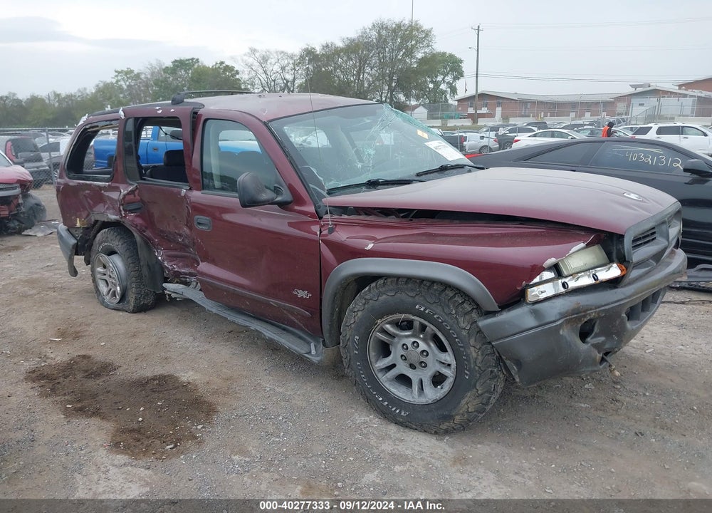2002 DODGE DURANGO SPORT/SXT VIN: 1B4HR38N72F212868