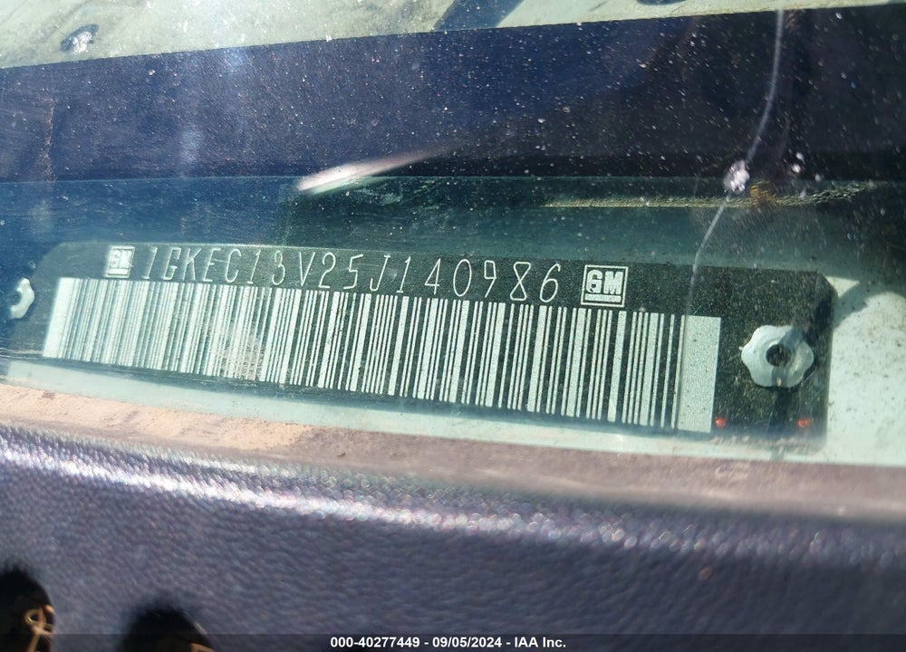 2005 GMC YUKON VIN: 1GKEC13V25J140986