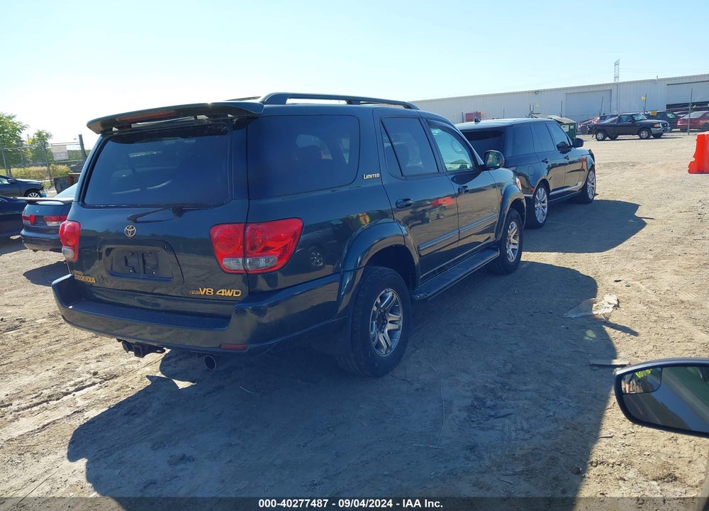 2006 TOYOTA SEQUOIA LIMITED V8 VIN: 5TDBT48A66S258517