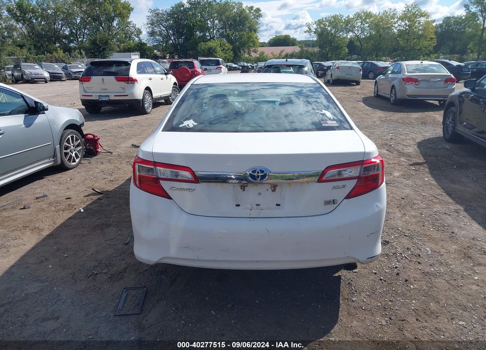 2014 TOYOTA CAMRY HYBRID XLE VIN: 4T1BD1FK8EU105232