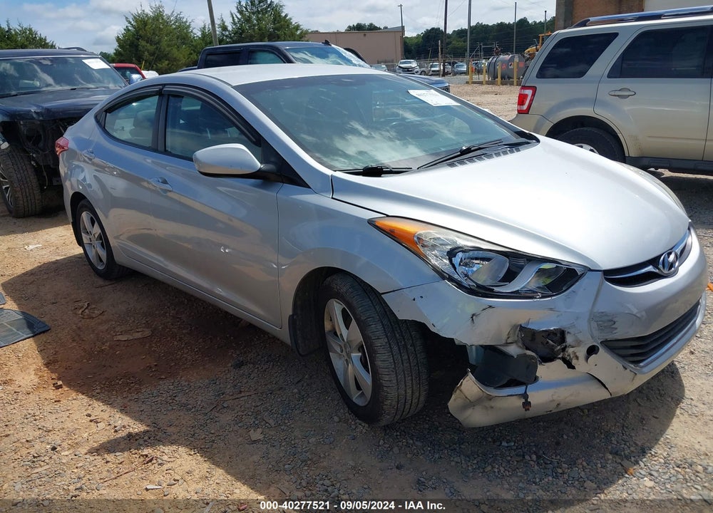 2013 HYUNDAI ELANTRA GLS VIN: 5NPDH4AE2DH417205