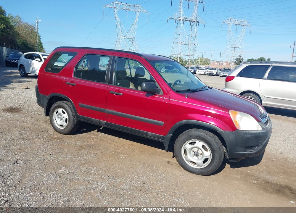 2004 HONDA CR-V LX VIN: SHSRD78584U236710
