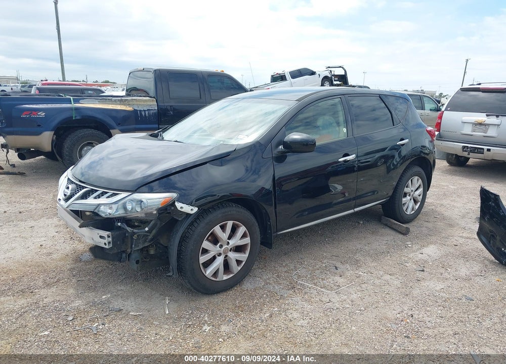 2012 NISSAN MURANO S VIN: JN8AZ1MUXCW120990