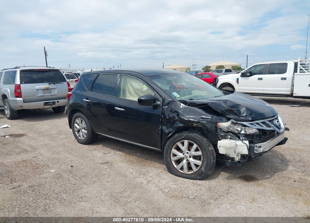 2012 NISSAN MURANO S VIN: JN8AZ1MUXCW120990