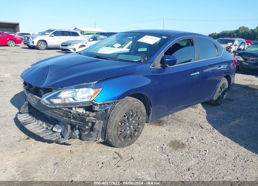 2016 NISSAN SENTRA S VIN: 3N1AB7APXGY303566