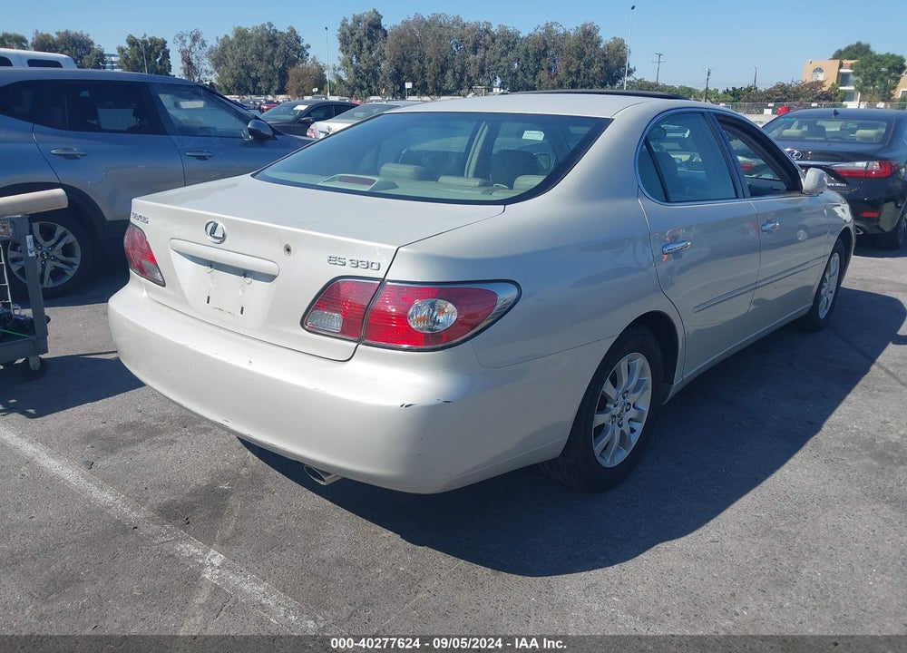 2004 LEXUS ES 330 VIN: JTHBA30G145003517