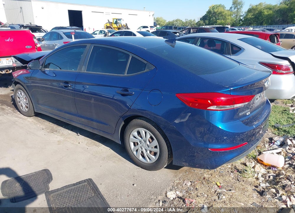2017 HYUNDAI ELANTRA SE VIN: 5NPD74LF5HH150575