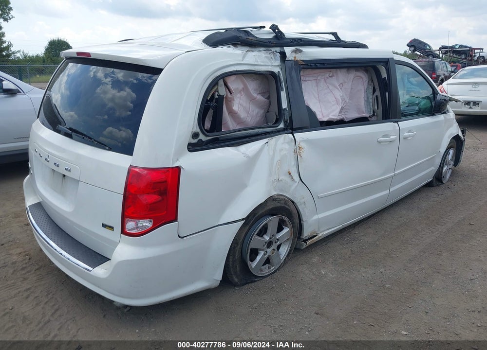 2012 DODGE GRAND CARAVAN SXT VIN: 2C4RDGCG6CR196372