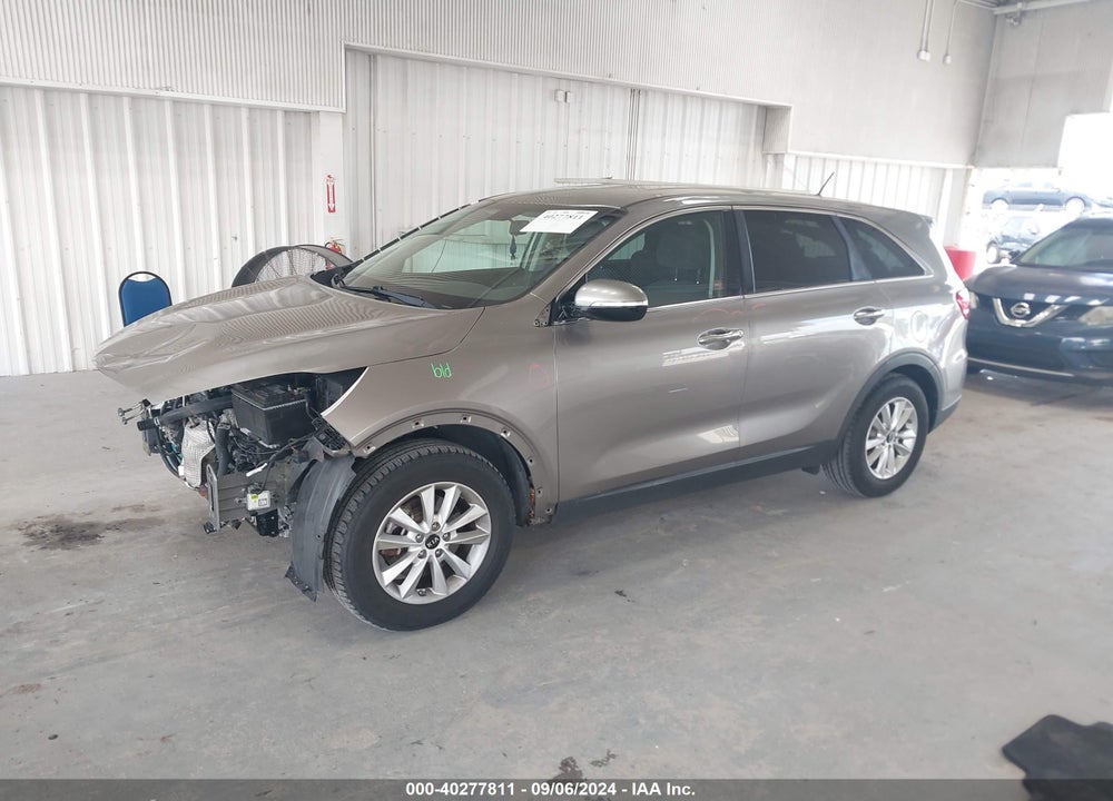 2019 KIA SORENTO 3.3L LX VIN: 5XYPG4A52KG510987