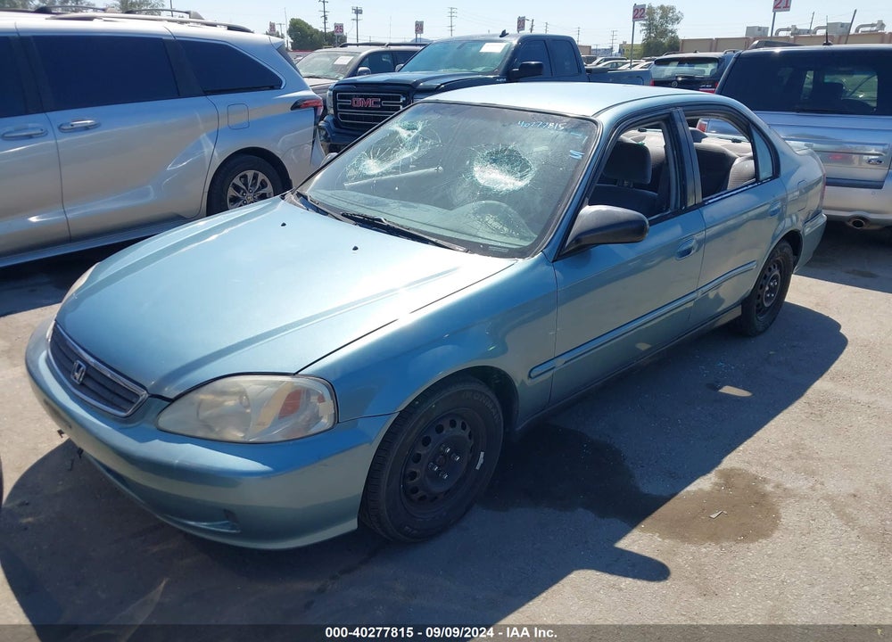 2000 HONDA CIVIC VALUE PACKAGE VIN: 2HGEJ6611YH563167