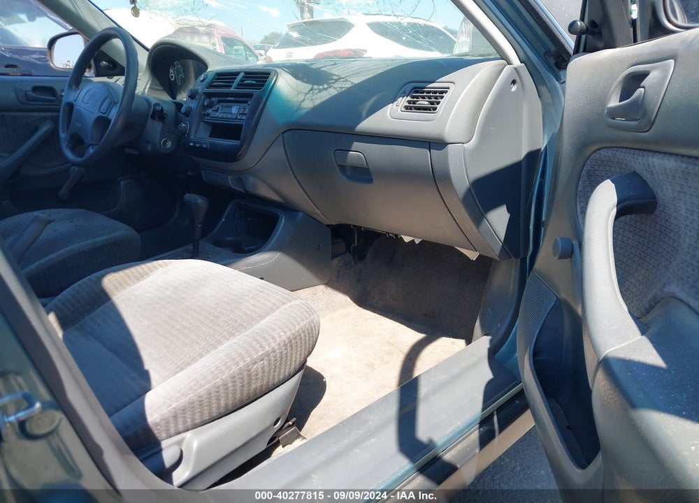 2000 HONDA CIVIC VALUE PACKAGE VIN: 2HGEJ6611YH563167