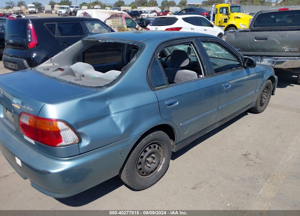 2000 HONDA CIVIC VALUE PACKAGE VIN: 2HGEJ6611YH563167