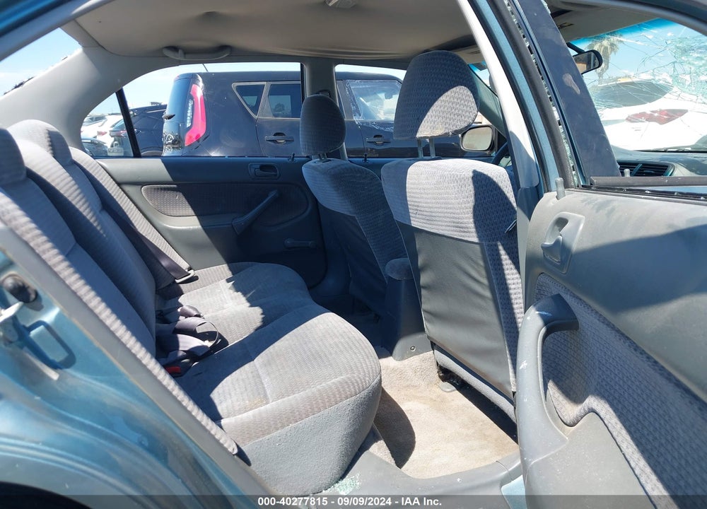 2000 HONDA CIVIC VALUE PACKAGE VIN: 2HGEJ6611YH563167