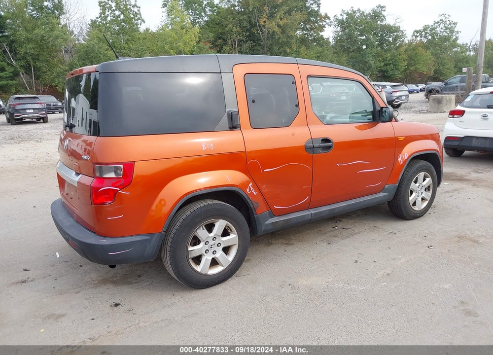 2010 HONDA ELEMENT EX VIN: 5J6YH2H75AL008727