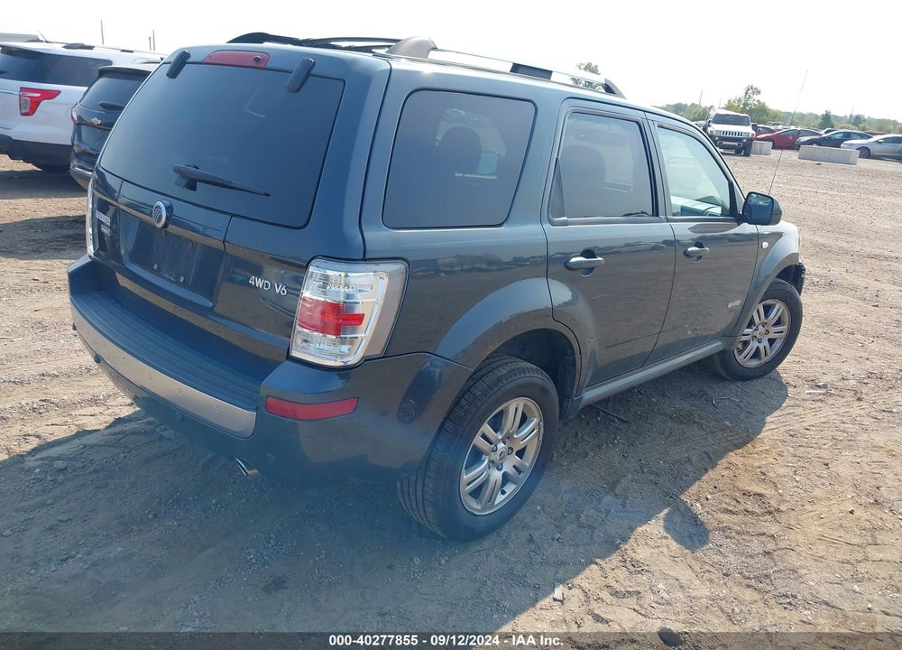 2008 MERCURY MARINER PREMIER VIN: 4M2CU97168KJ43825