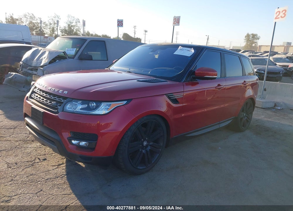 2016 LAND ROVER RANGE ROVER SPORT 3.0L V6 SUPERCHARGED SE VIN: SALWG2VF1GA556457