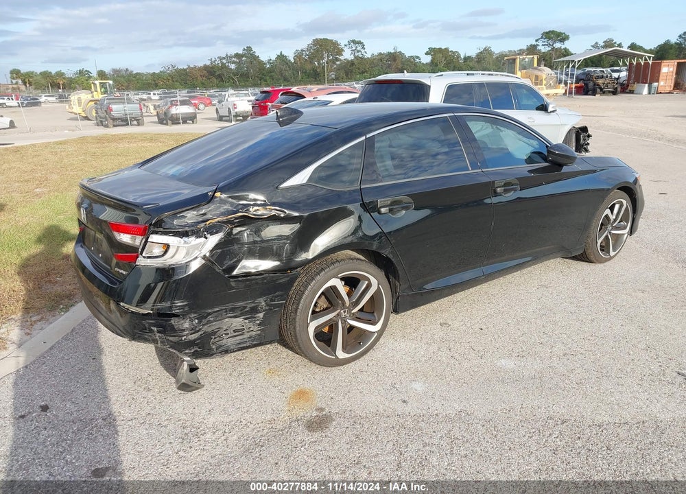 2018 HONDA ACCORD SPORT VIN: 1HGCV1F3XJA232513