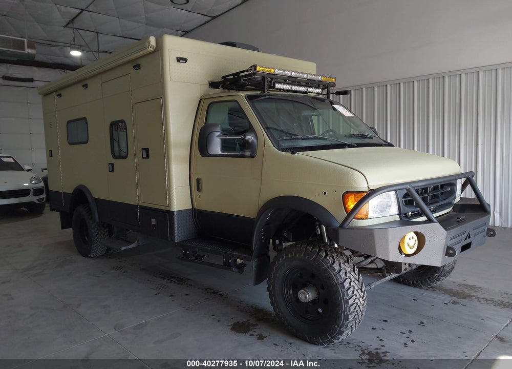2003 FORD CUTAWAY VAN VIN: 1FDXE45F43HB58377