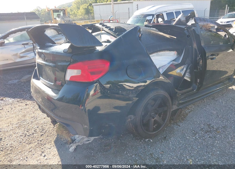 2015 SUBARU WRX STI LIMITED VIN: JF1VA2S62F9828321