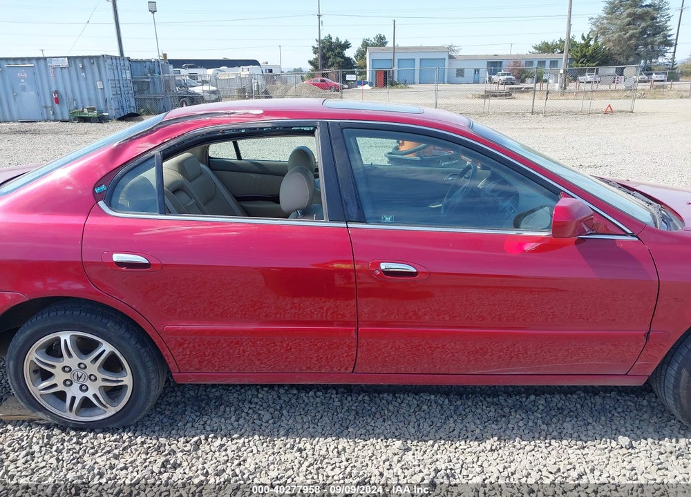 2001 ACURA TL 3.2 VIN: 19UUA56661A003490