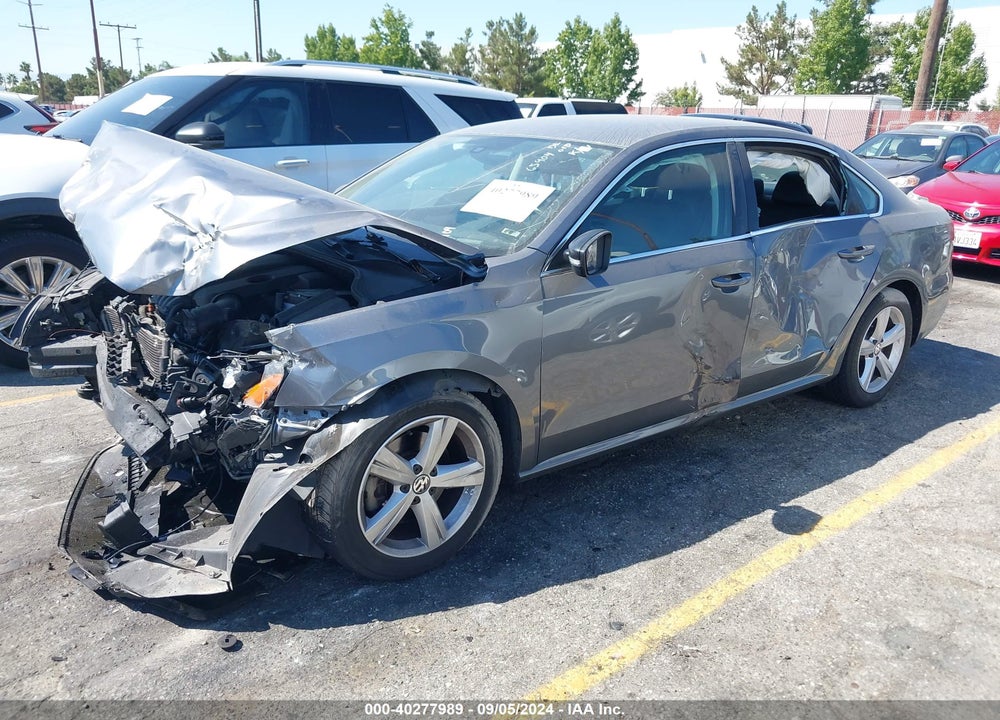 2013 VOLKSWAGEN PASSAT 2.5L SE VIN: 1VWBP7A34DC124909