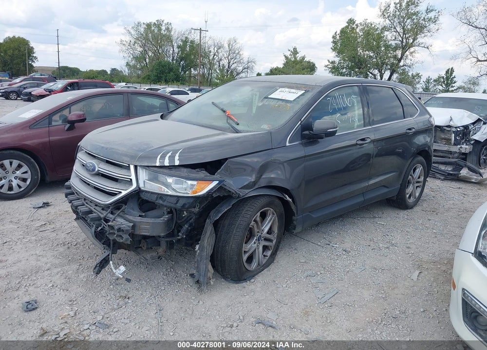 2017 FORD EDGE TITANIUM VIN: 2FMPK4K92HBB90532