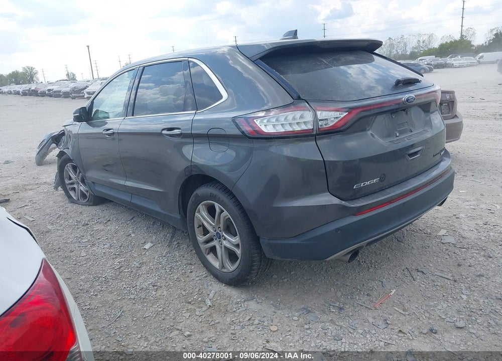 2017 FORD EDGE TITANIUM VIN: 2FMPK4K92HBB90532