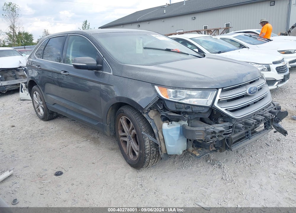 2017 FORD EDGE TITANIUM VIN: 2FMPK4K92HBB90532