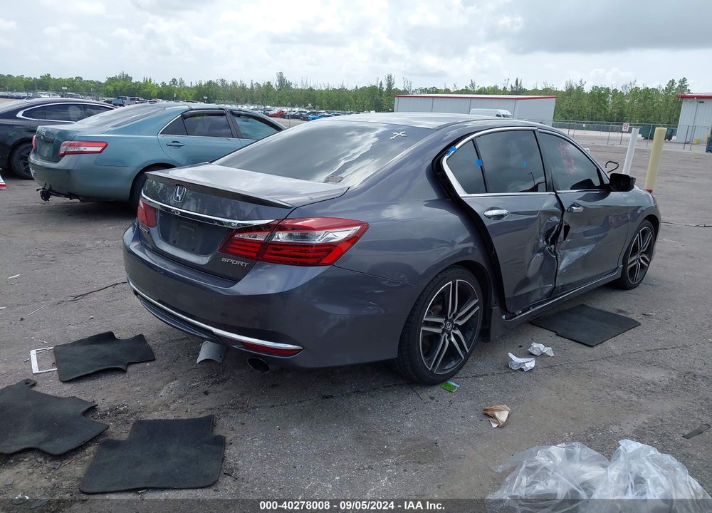 2017 HONDA ACCORD SPORT VIN: 1HGCR2F50HA209019