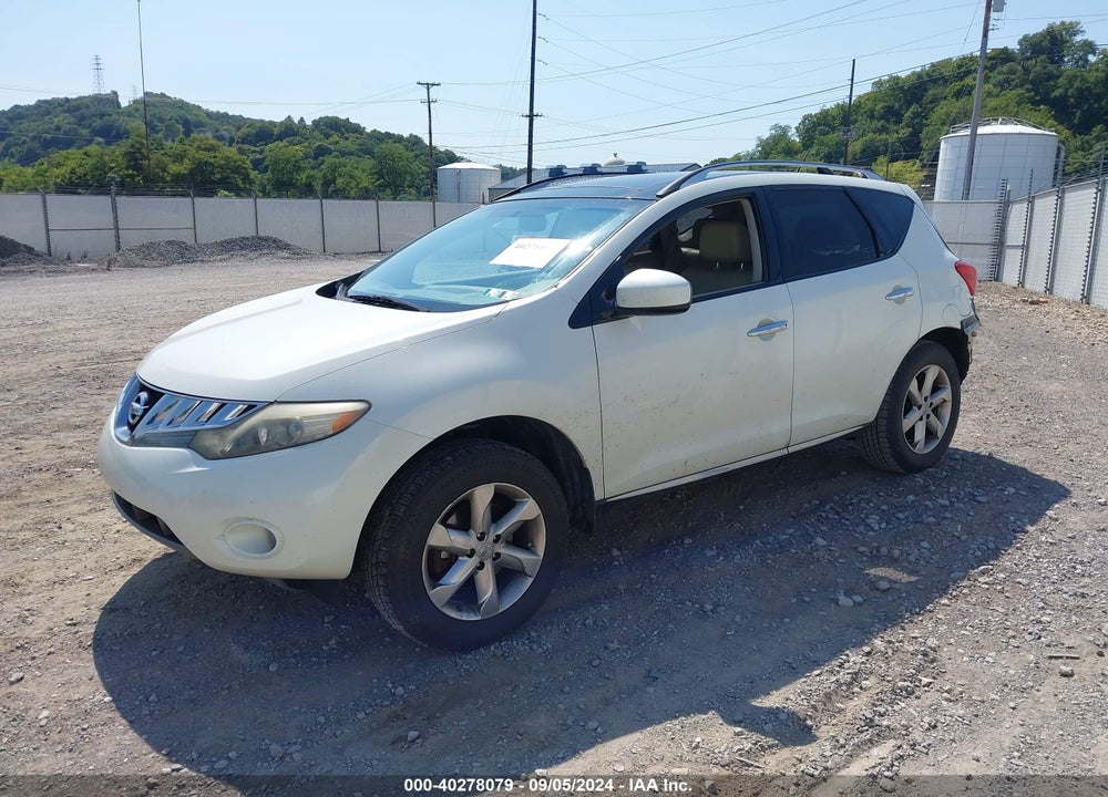 2010 NISSAN MURANO SL VIN: JN8AZ1MW6AW140619