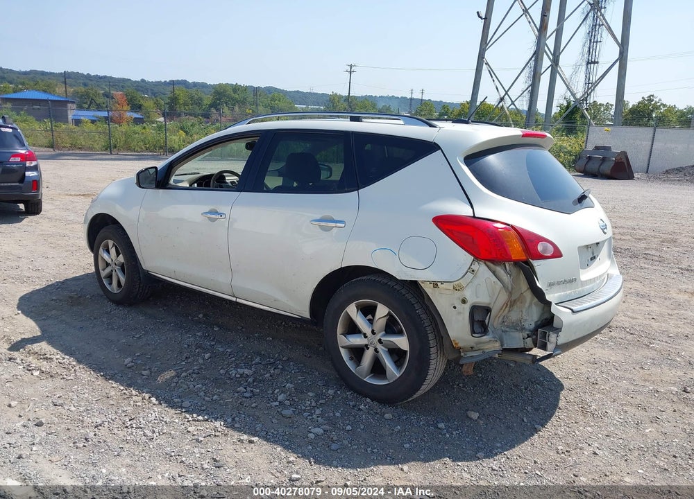 2010 NISSAN MURANO SL VIN: JN8AZ1MW6AW140619