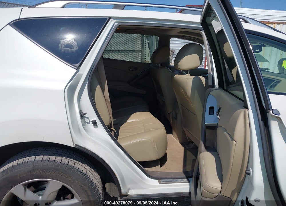 2010 NISSAN MURANO SL VIN: JN8AZ1MW6AW140619