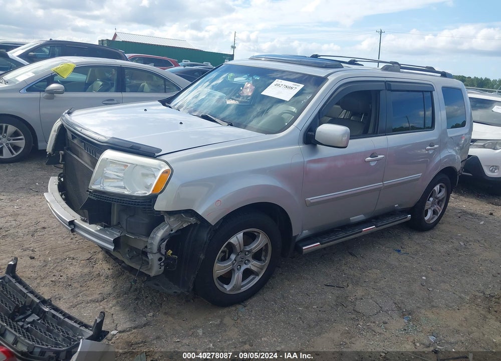 2012 HONDA PILOT EX-L VIN: 5FNYF3H69CB039073