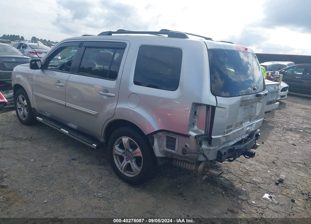 2012 HONDA PILOT EX-L VIN: 5FNYF3H69CB039073