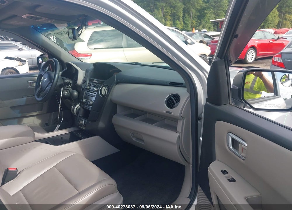 2012 HONDA PILOT EX-L VIN: 5FNYF3H69CB039073