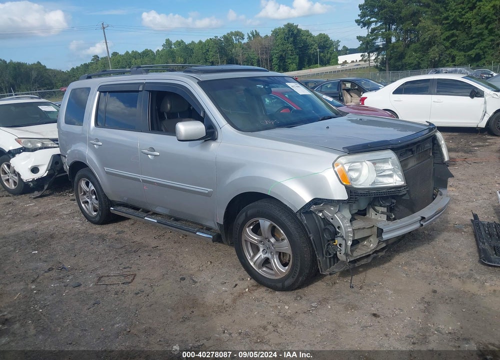 2012 HONDA PILOT EX-L VIN: 5FNYF3H69CB039073