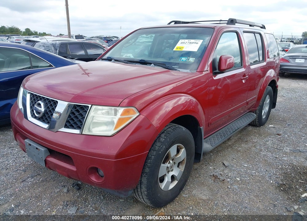 2007 NISSAN PATHFINDER SE VIN: 5N1AR18W67C607890