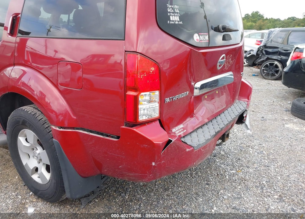2007 NISSAN PATHFINDER SE VIN: 5N1AR18W67C607890