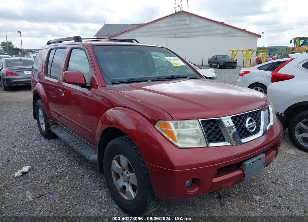 2007 NISSAN PATHFINDER SE VIN: 5N1AR18W67C607890