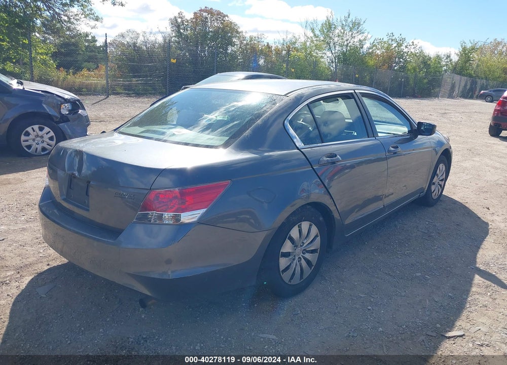 2008 HONDA ACCORD 2.4 LX VIN: 1HGCP26308A149330