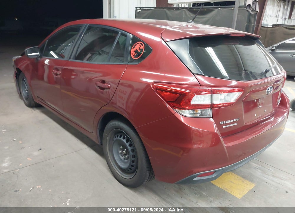 2017 SUBARU IMPREZA 2.0I VIN: 4S3GTAA61H3745204