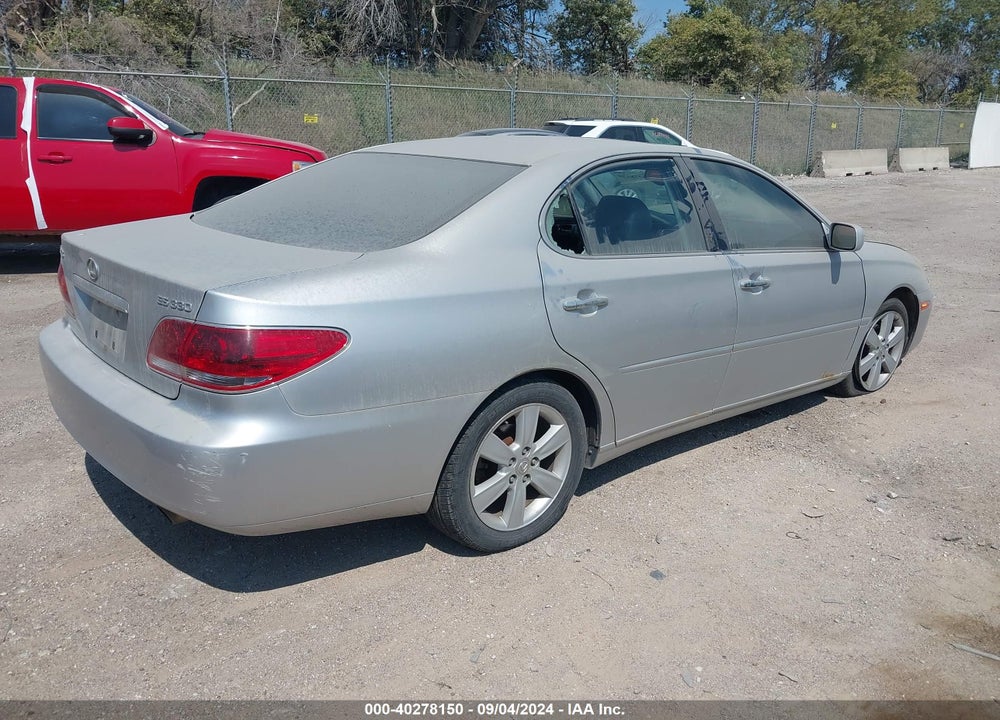 2005 LEXUS ES 330 VIN: JTHBA30G655074746