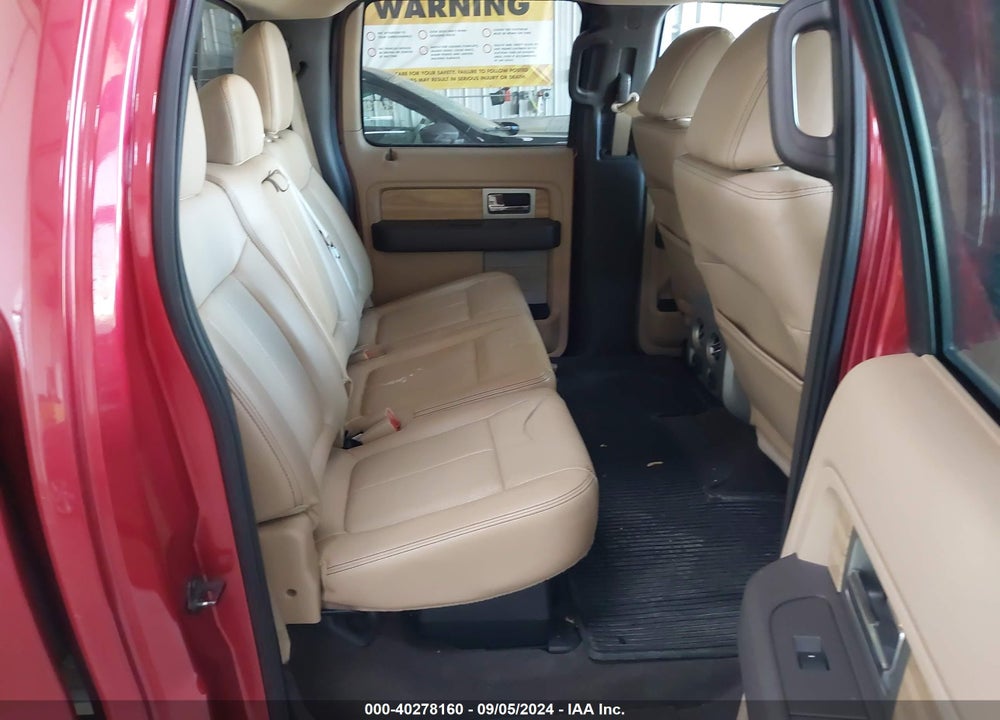 2011 FORD F-150 LARIAT VIN: 1FTFW1EF9BKD56398
