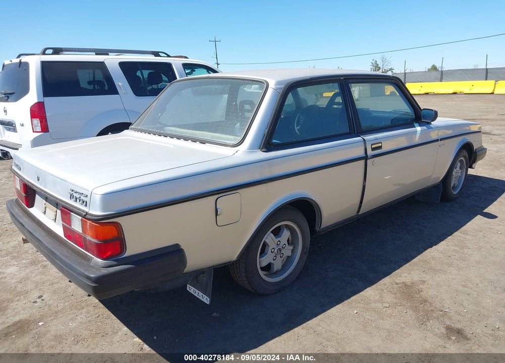1983 VOLVO 242 GLT VIN: YV1AX4721D2234957