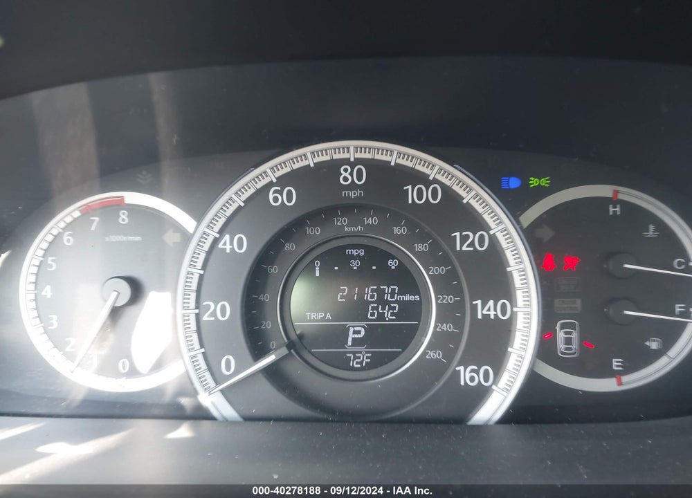 2013 HONDA ACCORD EX-L VIN: 1HGCR2F88DA185475
